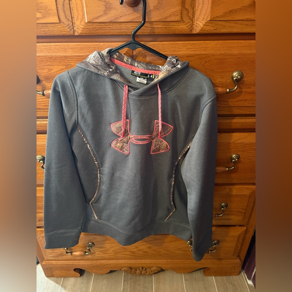 Two Under Armour Hooded Sweatshirts